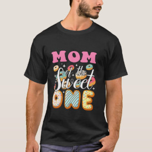T-shirt Maman du premier anniversaire du doux gâteau Donut