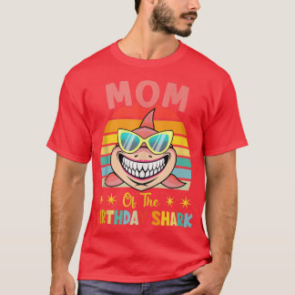 T-shirt Maman Du Requin Anniversaire Famille Correspondant