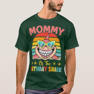 T-shirt Maman Du Requin Anniversaire Famille Correspondant