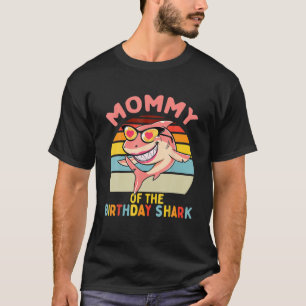T-shirt Maman Du Requin Anniversaire Maman Matching Famill