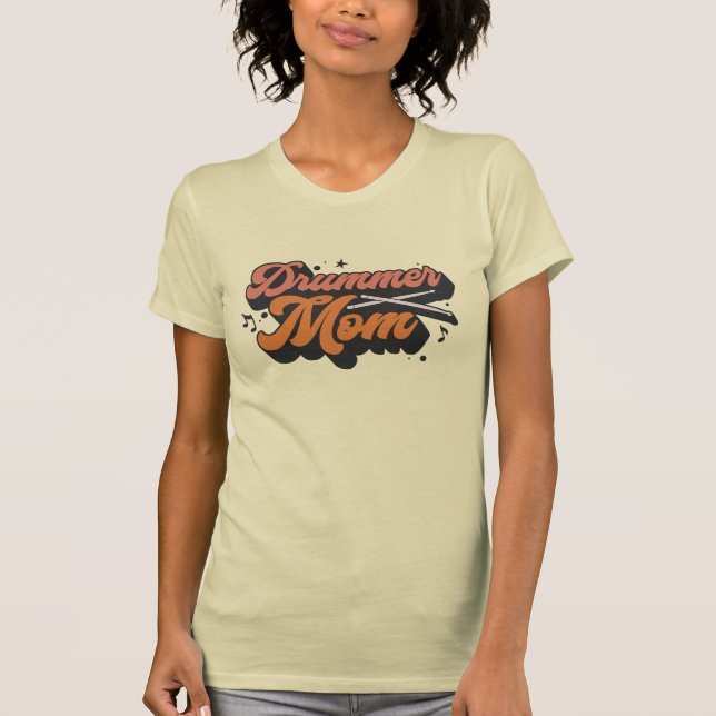T-shirt Maman du tambour (Devant)