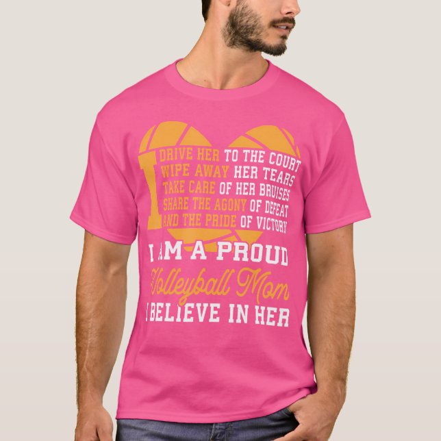 T-shirt Maman du volley (Devant)