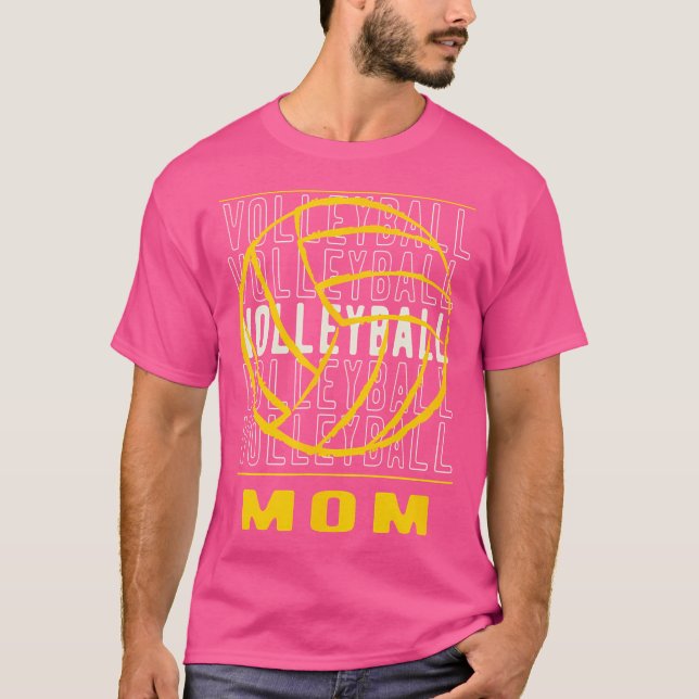 T-shirt Maman du volley (Devant)