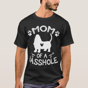 T-shirt Maman D'Un Amant Basset Basset Cadeau Basset Hound