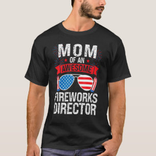 T-shirt Maman D'Un Feu De Feu De Directeur De Feu D'Oeuvre
