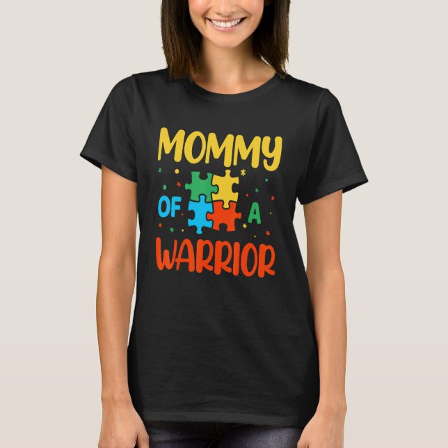 T-shirt Maman D'Un Guerrier (Devant)
