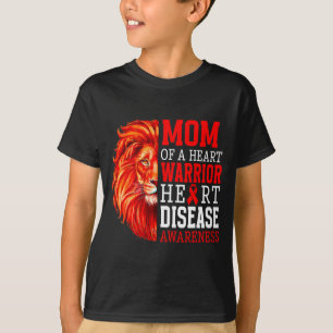 T-shirt Maman d'un guerrier du cœur Soutien contre les mal