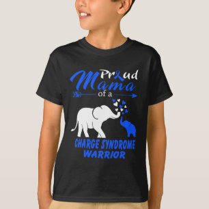 T-shirt Maman D'Un Guerrier Du Syndrome De Charge