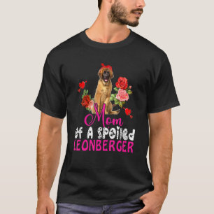 T-shirt Maman D'Un Léonberger Mélangé Leonberger Bow Ti