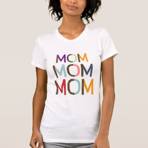 T-shirt Maman  Élégant Blanc 