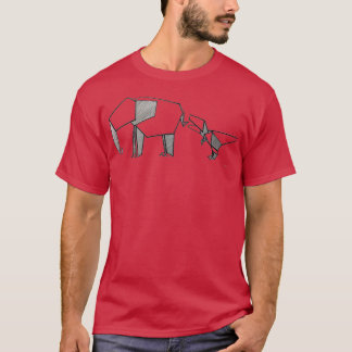 T-shirt Maman éléphant et bébé TRex