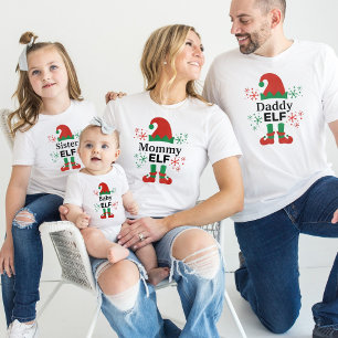 T-shirt Maman Elfe Femme Blanche
