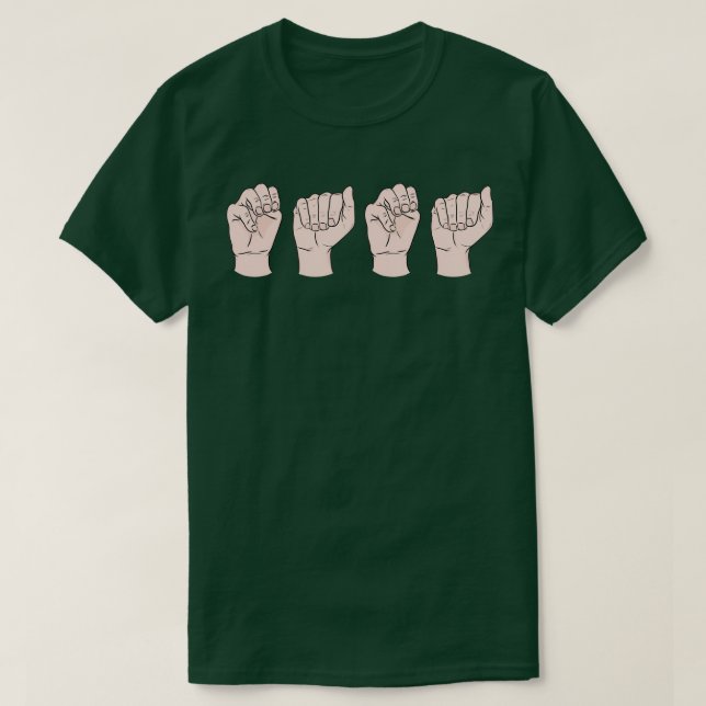 T-shirt Maman en ASL (Design devant)