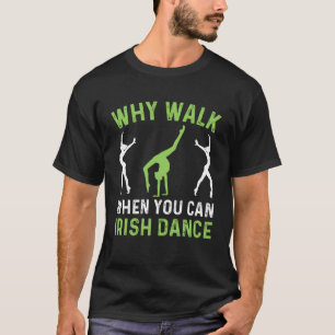 T-shirt Maman enseignante de danse irlandaise femmes Retro