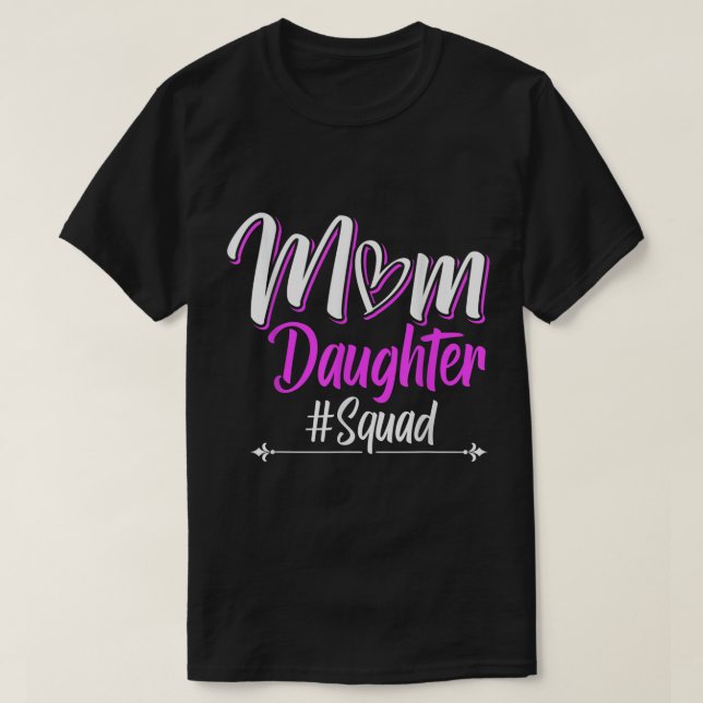 T-shirt Maman Équipe fille (Design devant)