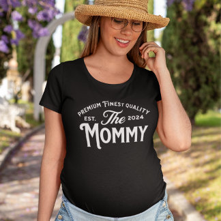 T-shirt Maman est 2024 Nouvelle Mère est 2024 Mama to be 2