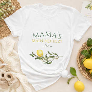 T-shirt Maman est le citron principal Baby Shower Maman à