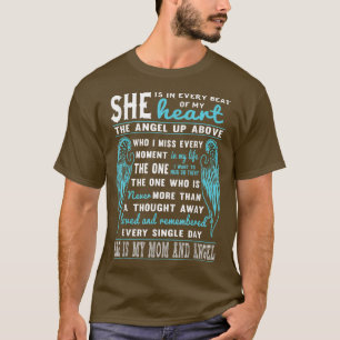 T-shirt Maman Est Mon Ange Gardien Elle Est Dans Chaque Ba