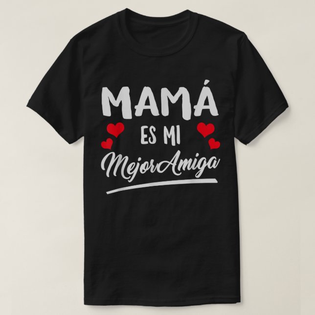T-shirt Maman est mon meilleur ami Funny Bff Mami Mami Mèr (Design devant)