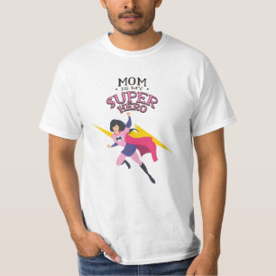 T-shirt Maman est mon super-héros
