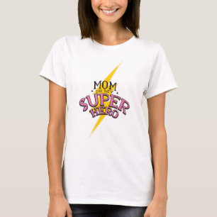 T-shirt Maman est mon super-héros