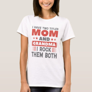 T-shirt Maman et grand-mère