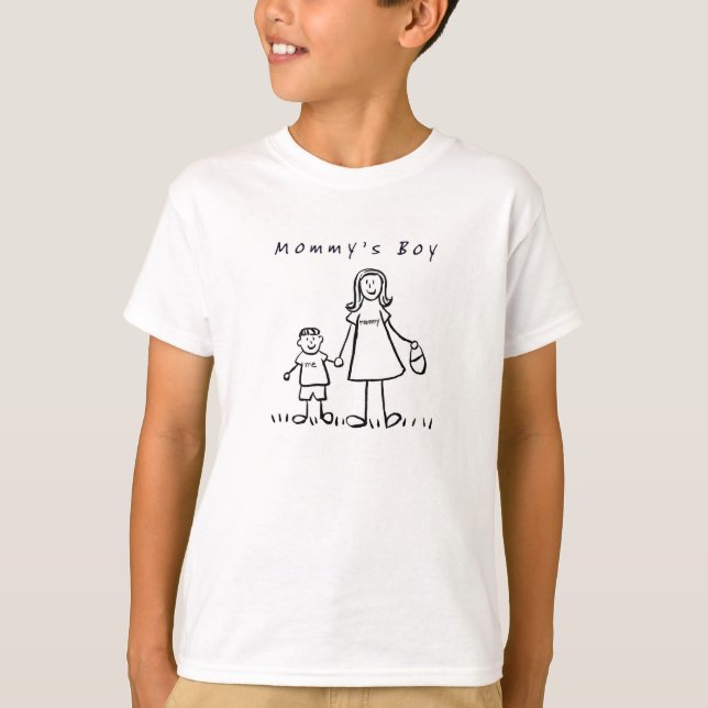 T-shirt maman et moi (dessin avec titre) (Devant)