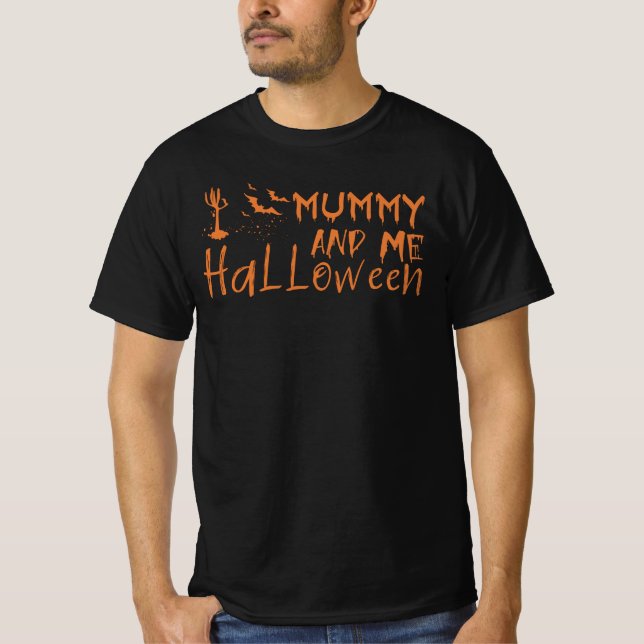 T-shirt Maman et moi halloween - drôle halloween maman cit (Devant)