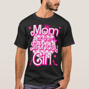 T-shirt Maman Et Papa De L'Anniversaire Fille Poupée Fête 