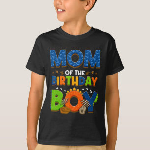 T-shirt Maman Et Papa De L'Anniversaire Garçon Dinosaur Fa