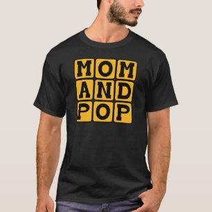 T-shirt Maman et Papa, Magasin de Quartier
