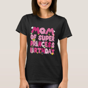 T-shirt Maman Et Papa Princesse Anniversaire Fille Famille