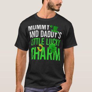 T-shirt Maman Et Papa S Little Lucky Charm St Patrick S