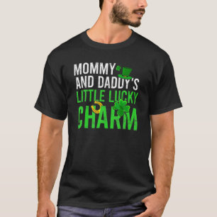 T-shirt Maman et papa's Little Lucky Charm St Patrick's