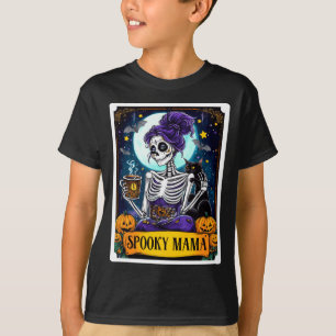 T-shirt Maman Fantôme Homme Carte Tarot Halloween Maman Cr