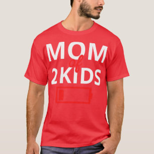 T-shirt Maman Fatiguée De 2 Enfants II