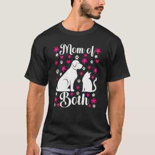 T-shirt Maman Femme De Chat Et De Chien Maman Folle De Cha