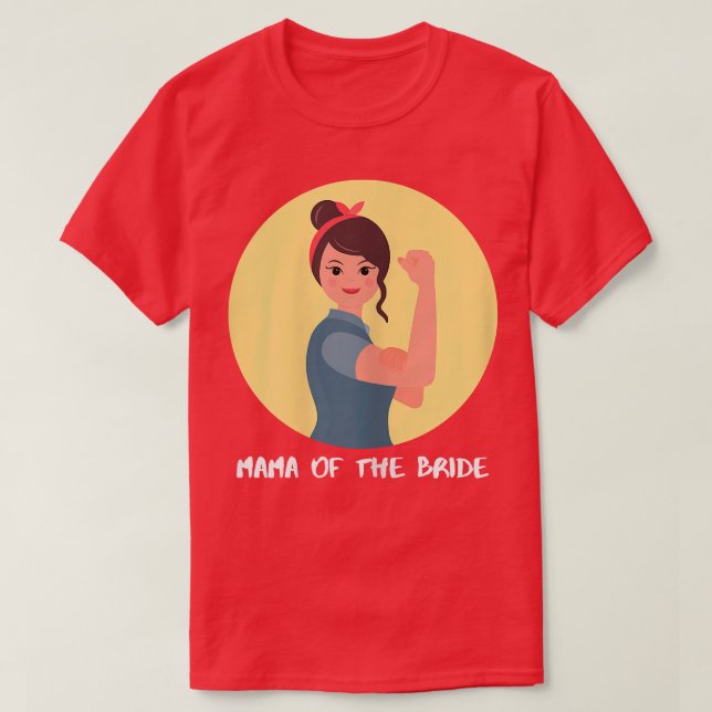 T-shirt Maman Femme De La Mariée1438 (Design devant)