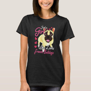 T-shirt Maman Femme Juste Une Fille Qui Aime Le Chien De F