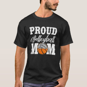 T-shirt Maman Fier Mère De Volley-Ball D'Un Joueur De Voll