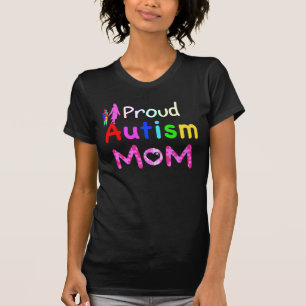 T-shirt Maman fière d'autisme