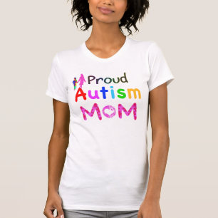 T-shirt Maman fière d'autisme