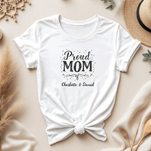 T-shirt Maman fière de   Cadeau Personnalisé Pour Maman