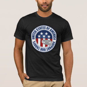 T-shirt Maman fière de garde nationale d'armée