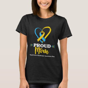 T-shirt Maman fière de la sensibilisation au syndrome de D