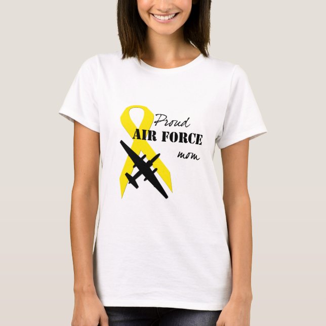 T-shirt Maman fière de l'Armée de l'Air (Devant)