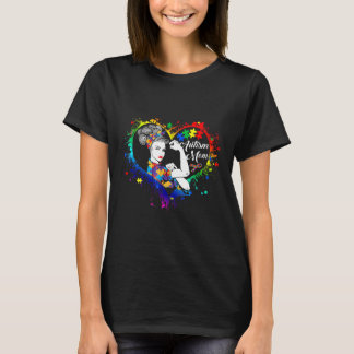 T-shirt Maman fière de l'autisme Sensibilisation à l'autis
