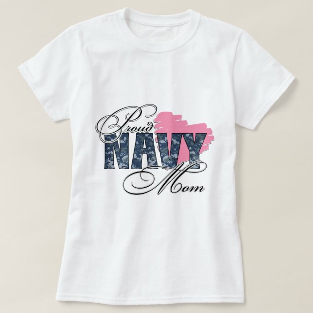 T-shirt Maman fière de marine (Design devant)
