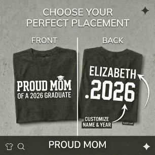 T-shirt MAMAN FIÈRE • Diplômée de la promotion 2026 Person
