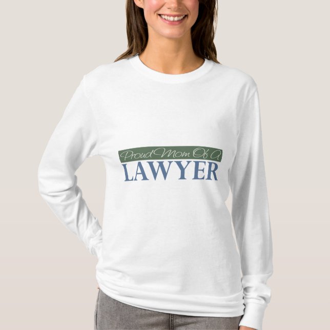 T-shirt Maman fière d'un avocat (Devant)